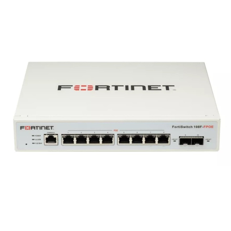 Fortinet FortiSwitch 108F-FPOE - switch - 8 ports