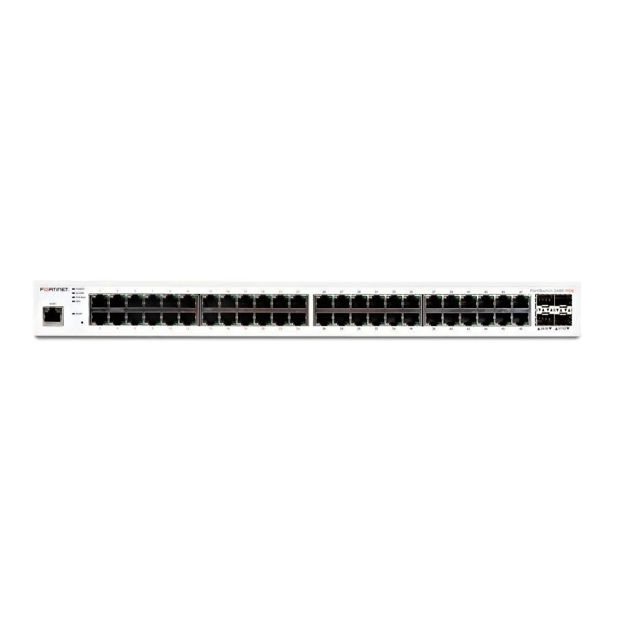 Fortinet FortiSwitch 248E-POE Managed L2 Gigabit Ethernet (10/100/1000) White 1U Power over Ethernet (PoE)
