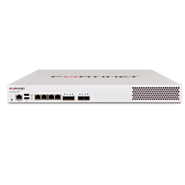 Web Application Firewall — 4x GE RJ45 ports, 4x GE SFP ports, 480 GB SSD storage.