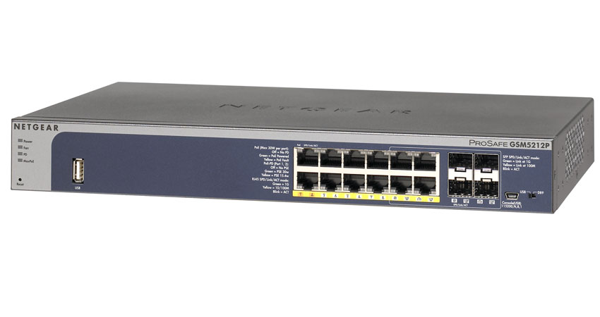 M4100-D12G-POE+ MANAGED SWITCH