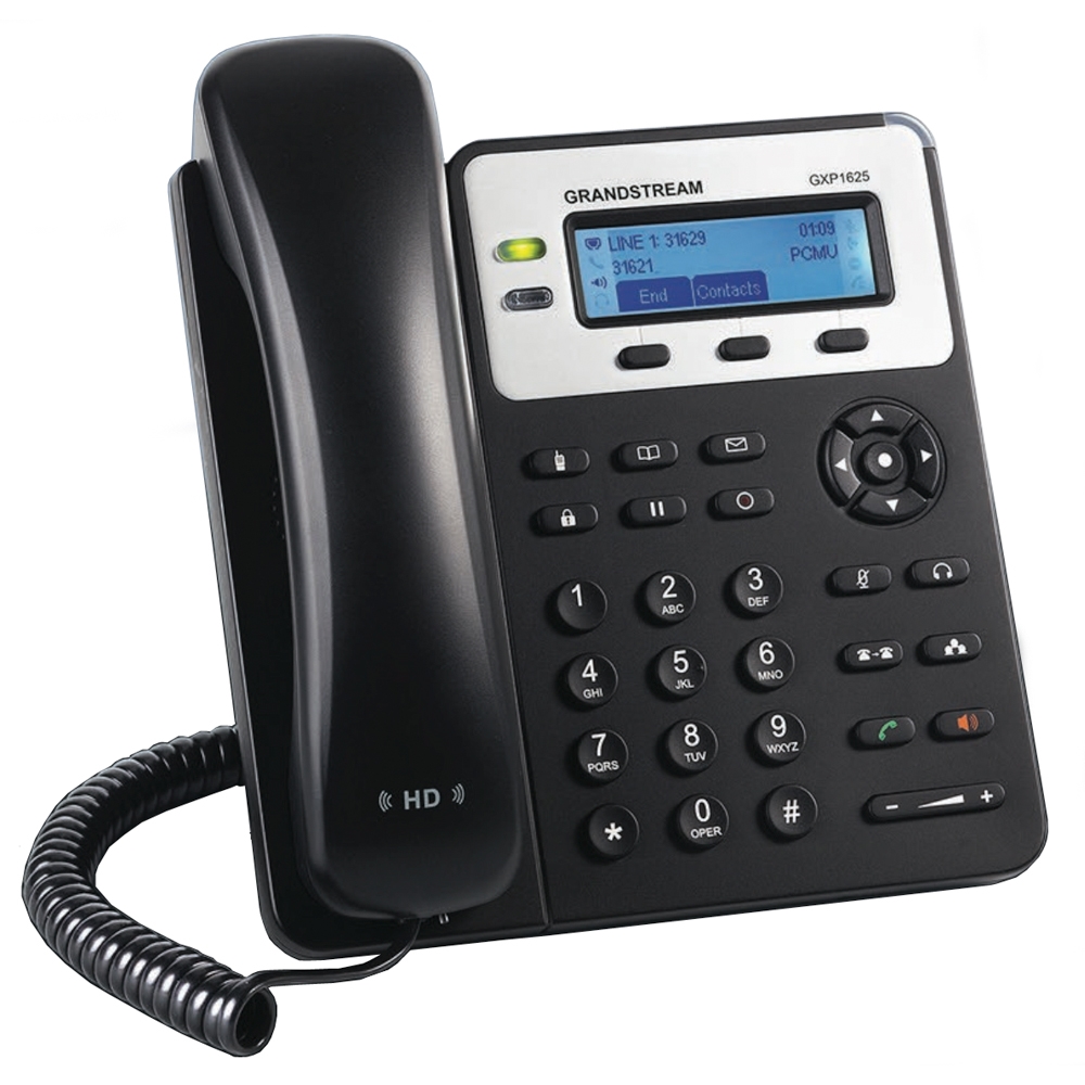 Grandstream GXP1625, POE, 2 lines basic IP Phone