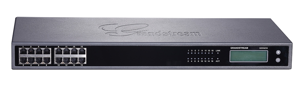 Grandstream High Performance VoIP Analog Gateways Support 16 FXS ports 