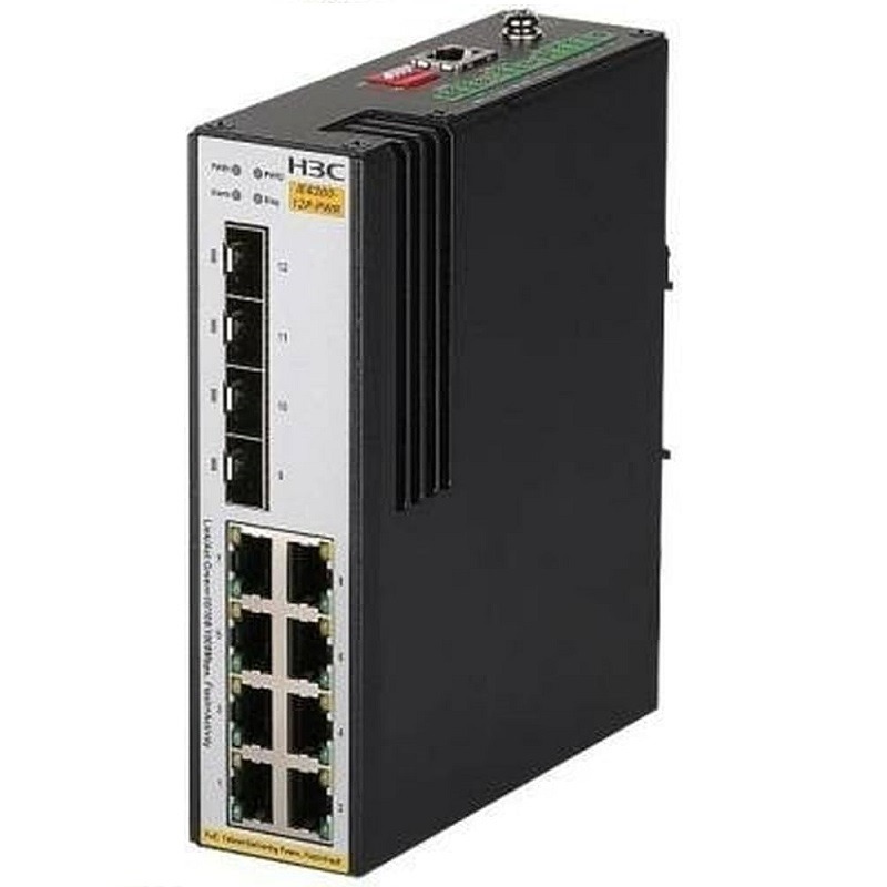 8 10/100/1000 BASE-T Ethernet ports (POE)+ 4 1000 BASE-X SFP optical ports;