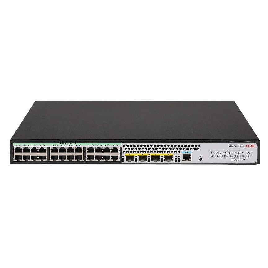 H3C S1850V2-28X L2 Ethernet Switch with 24*10/100/1000BASE-T Ports and 4*1G/10G BASE-X SFP Plus Ports,(AC)