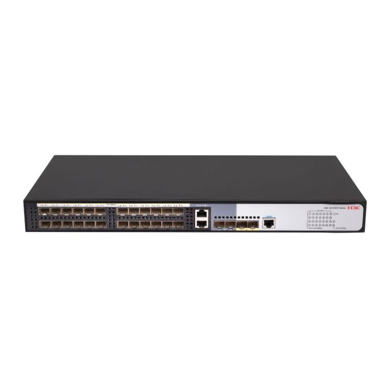 H3C S5120V3-28F-LI (9801A4MW), 24 Port Giga with 2 x 1G SFP and 2 x 1G T Combo port + 2 x 10G SFP+ port Layer 3 Cloud Managed Switch