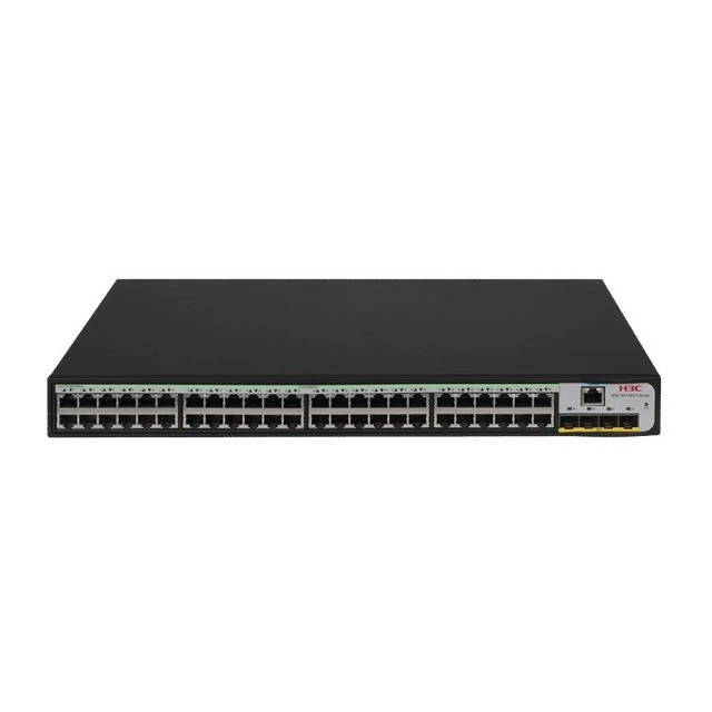 H3C S5120V3-52S-PWR-LI (9801A414), 48 Port Giga PoE+ 370W with 4 x 10G SFP+ port Layer 3 Cloud Managed Switch