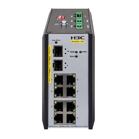 H3C IE4300U-10P , 8 Port Giga with 2 x 1G SFP port Layer 2 Industrial Switch