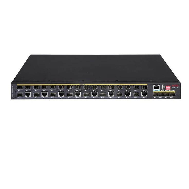 H3C IE4320-28F L2 Industrial Ethernet Switch with 8*GE Combo Ports,24*100/1000BASE-X SFP Ports and 4*1G/10GBASE-X SFP Plus Ports,(AC)