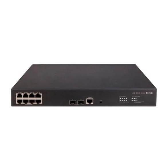H3C S5130S-10P-HPWR-EI, 8 Port Giga POE+ 125W with 2 x 1G SFP port Layer 3 Managed Switch