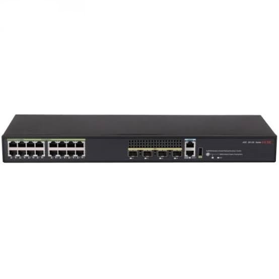 16*10/100/1000BASE-T PoE+ Ports and 4*1G/10GBASE-X SFP+ Ports,(AC)