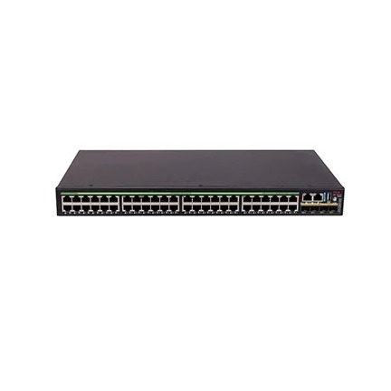 H3C,48*10/100/1000BASE-T PoE Plus Ports, 4*1G/10GBASE-X SFP Plus Ports, (AC)