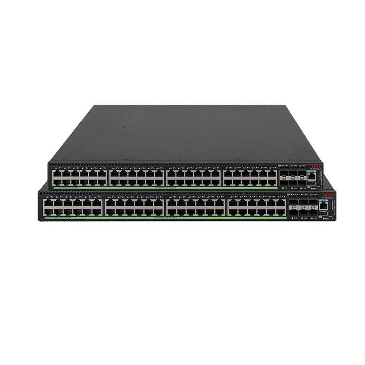 H3C,48 x 10/100/1000BASE-T Ethernet ports (PoE+), 6 x 1G/10G BASE-X SFP+ ports;