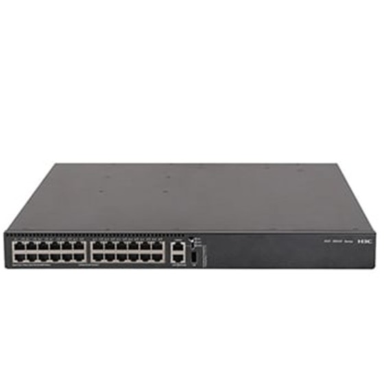 H3C S6520X-26XC-UPWR-SI, 24 Ports 1G/2.5G/5G/10G Base-T UPoE , 1 × expansion slot, 2 × power module slots Layer 3 Managed Switch