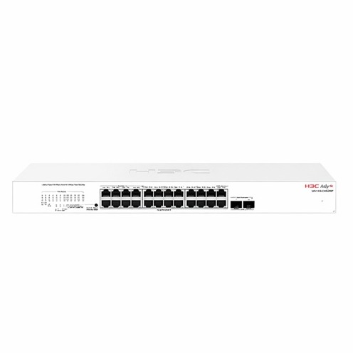 H3C Aolynk US110-24G2MF , 24 Port Giga with 2 x 2.5G SFP Uplink, Cloud Managed Switch