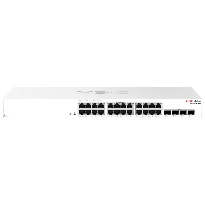 H3C Aolynk US210-24G4MF, 24 Port Giga with 4 x 2.5G SFP Uplink, Cloud Managed Switch