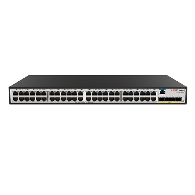 H3C Aolynk US500-48G4F, 48 Port Giga with 4 x 1G SFP Uplink, Layer 3 Cloud Managed Stackable Switch
