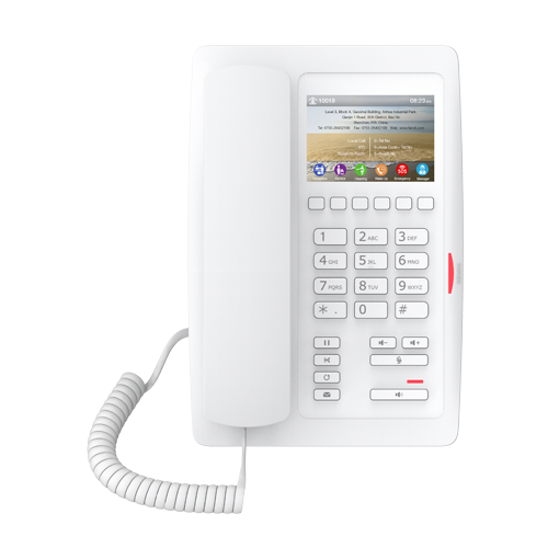 Fanvil H5-W Elegant High-end 3.5 inch Color Display Hotel IP Phone ( white )