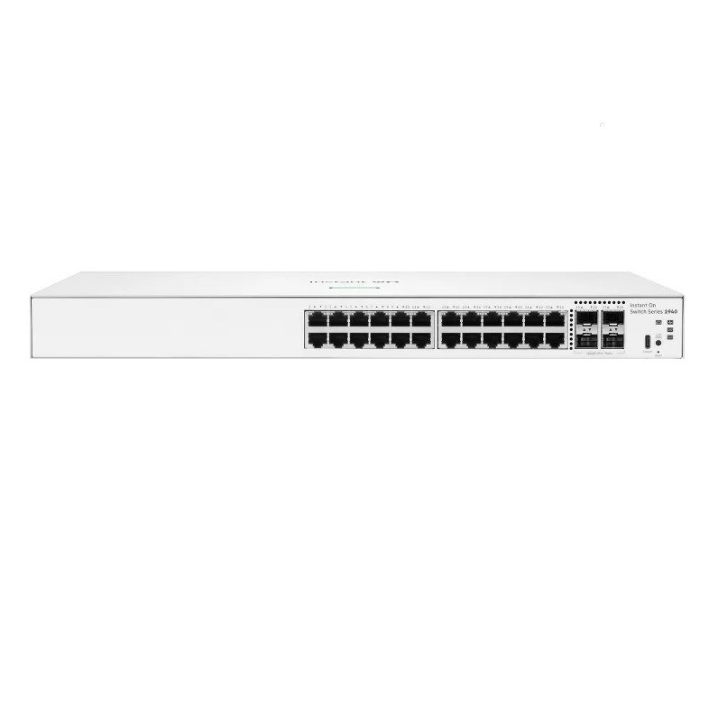 HPE Networking Instant On S4A30A, 1940 Series 24 Port Giga with 4 x 10G SFP+ Uplink Port Switch