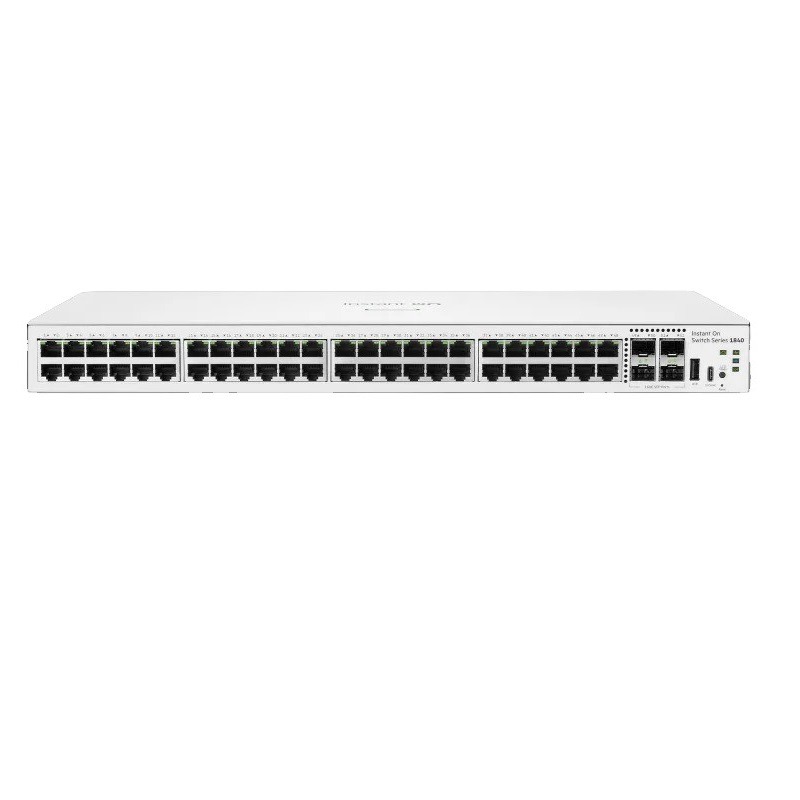 HPE Networking Instant On S5E30A, 1840 Series 48 Port Giga with 4 x 1G SFP Uplink Port Switch