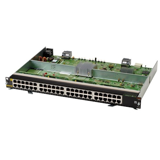 HPE Aruba Networking CX 6400 48‑port 1GbE Class 4 PoE v2 Module