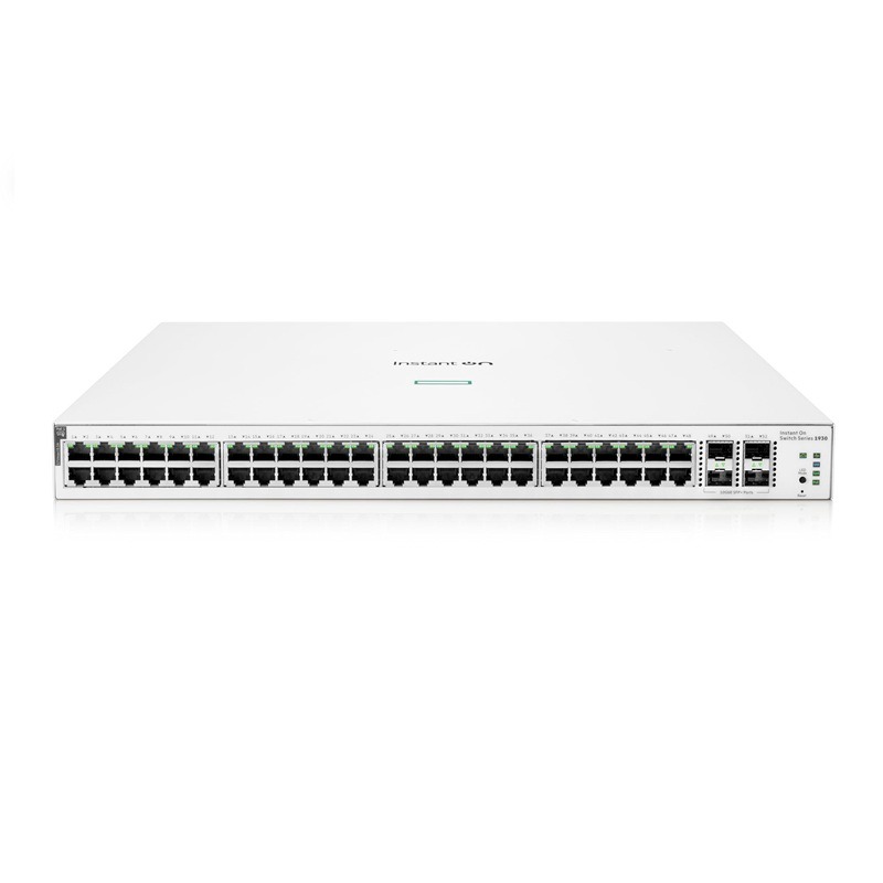 HPE Networking Instant On JL686B, 1930 Series 48 Port Giga POE+ 370W with 4 x 10G SFP+ Uplink Port Switch