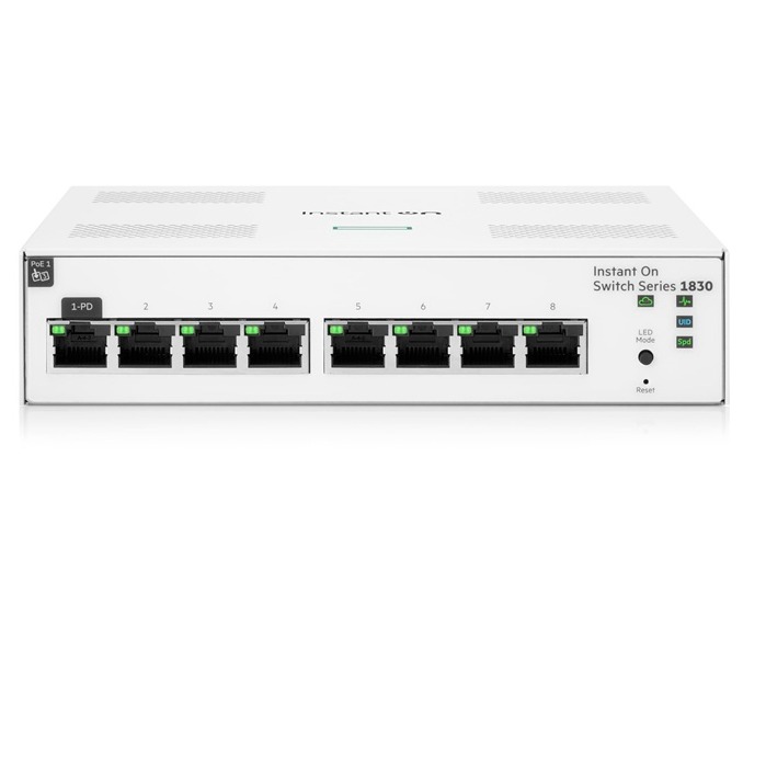 HPE Networking Instant On JL810A, 1830 Series 8 Port Giga Switch