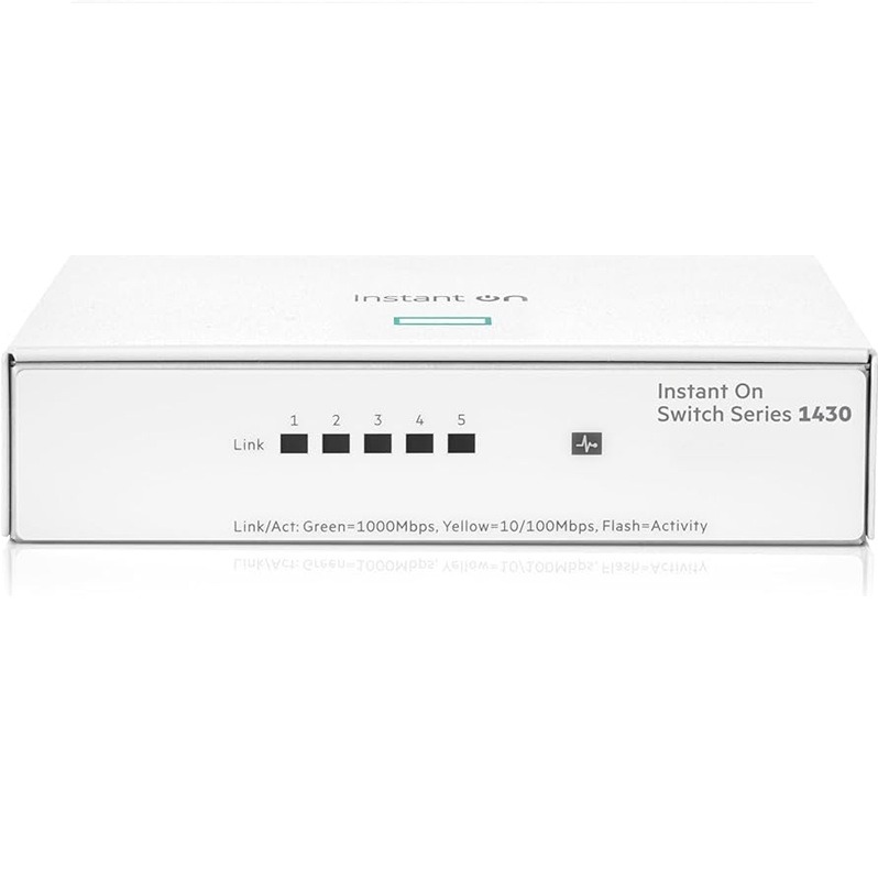 HPE Networking Instant On R8R46A, 1430 Series 8 Port Giga POE+ 64W Switch