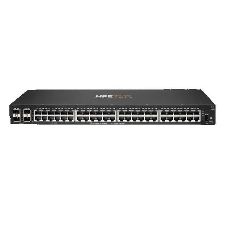 HPE Aruba Networking CX 6000 48p 10M/100M/1G 4p SFP 1G Switch