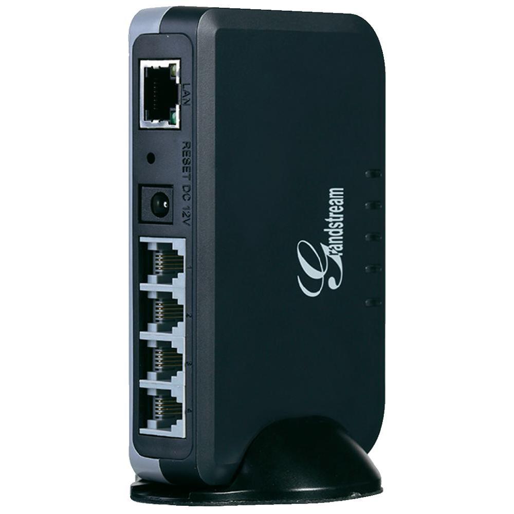Grandstream 4x FXS ports IP Analog Telephone Adapter, 1x 10/100M Ethernet Port 