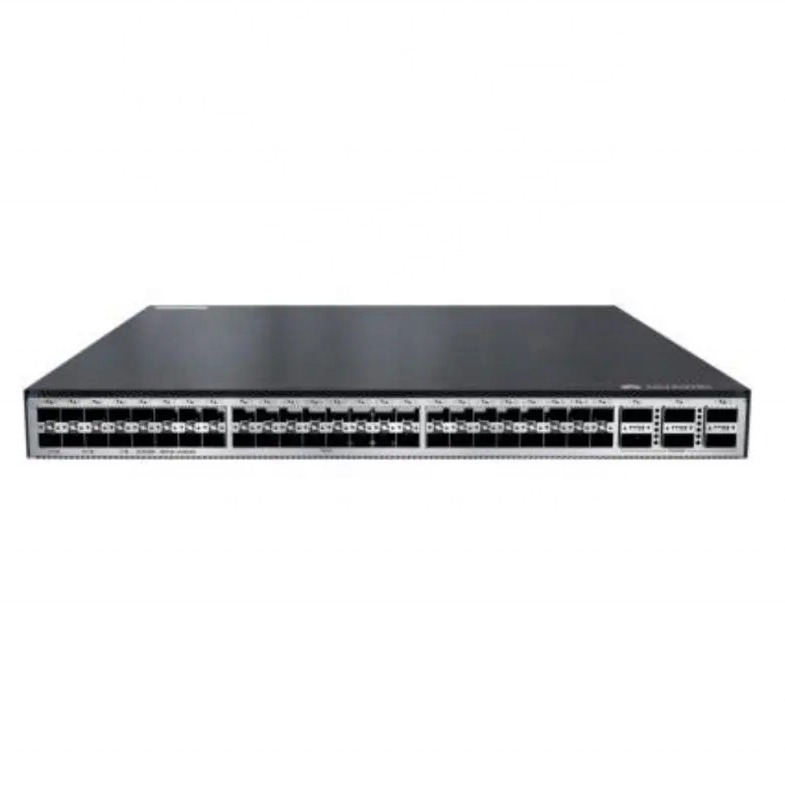 Huawei,48*25GE SFP28, 6*100GE QSFP28, 2*AC power modules, 4*fan modules, port-side intake