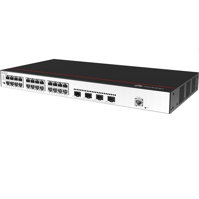 Huawei,(24*10/100/1000BASE-T ports, 4*GE SFP ports, PoE+, AC power)