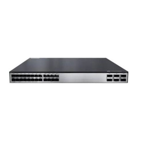 Huawei,24*10GE SFP+ ports, 6*40GE QSFP28 ports, optional license for upgrade to 6*100GE QSFP28, without power module)