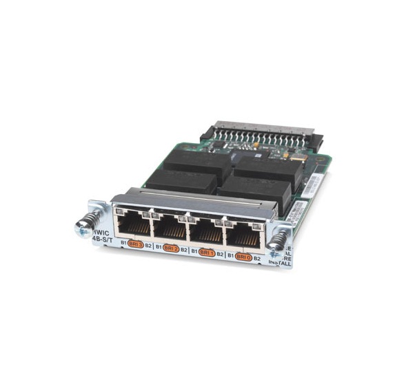 4-port ISDN BRI High-Speed WAN Interface Card