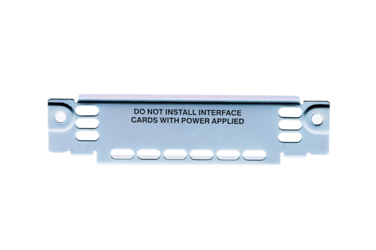 Blank faceplate for HWIC slot on Cisco ISR