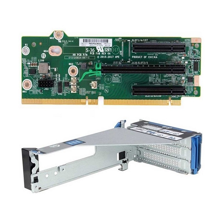 HPE DL38X Gen10 3x16 Sec GPU FIO Kit.