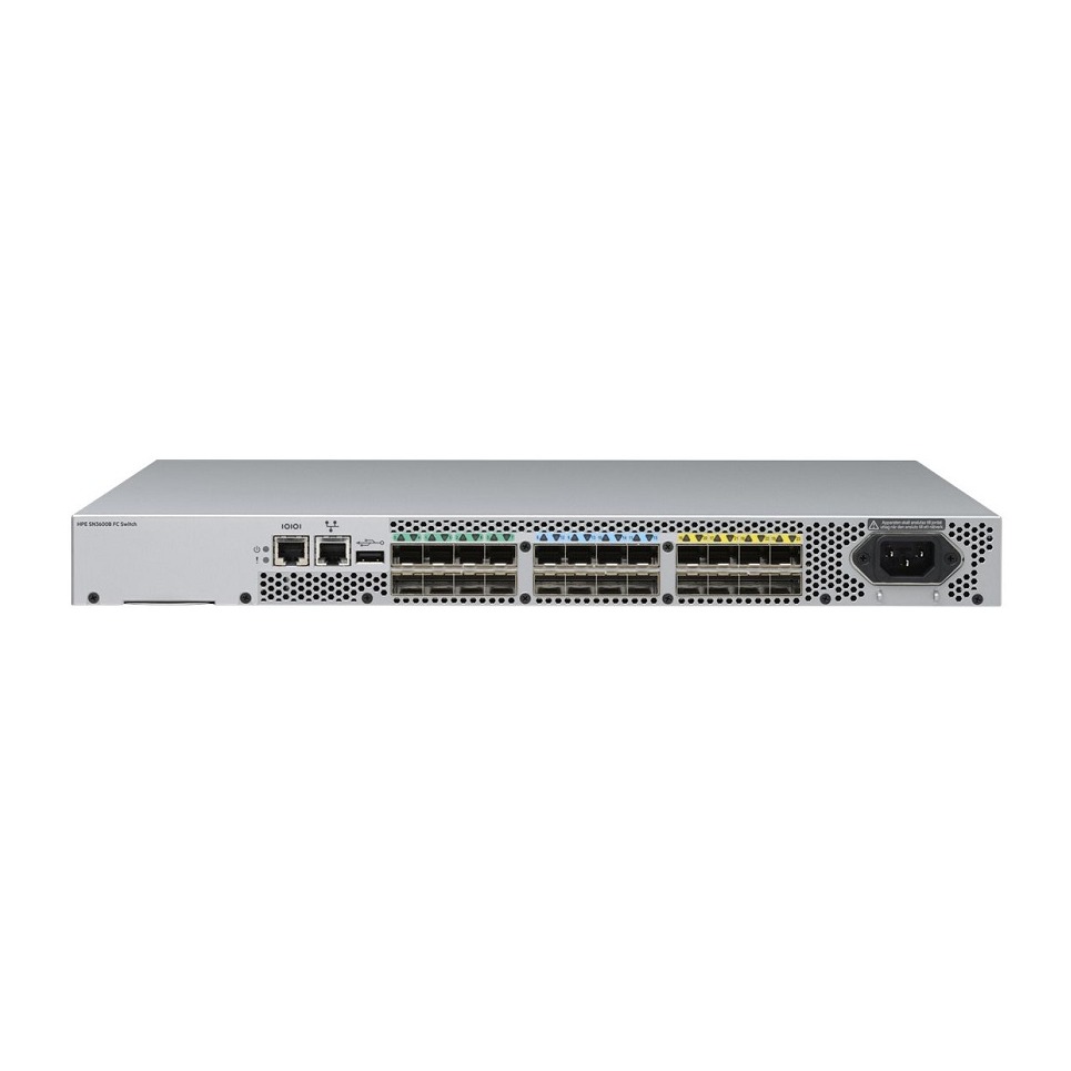 HPE SN3600B 24/8 8p 32Gb SW SFP FC Swch.