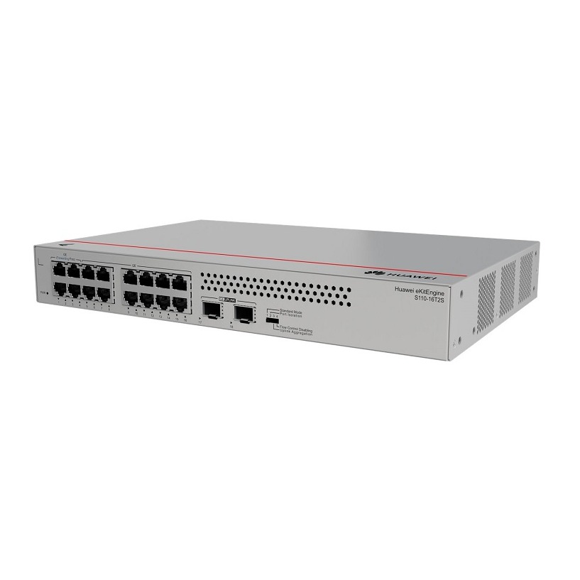 98012200,(16*10/100/1000BASE-T ports, 2*GE SFP ports, built-in AC power, fanless)