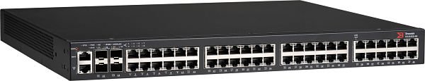 48-port 1G Switch PoE+ 780W, 2x1G SFP+ (upgradable to 10G) & 2x1G/10G SFP+ Uplink/Stacking Ports