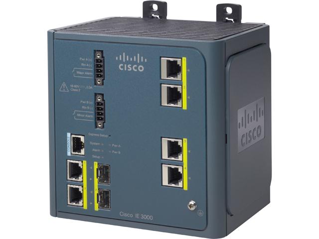 Cisco IE 3000 Switch, 4 10/100 + 2 T/SFP