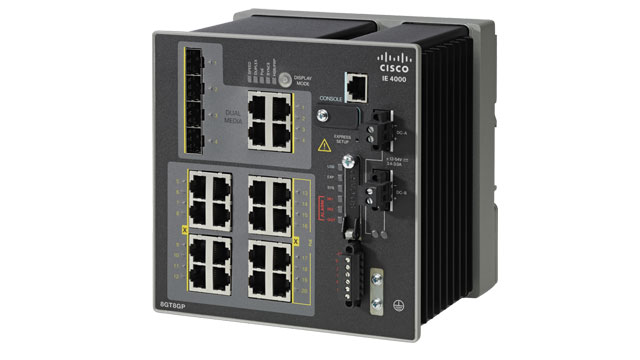 IE 4000 4 x SFP 1G with 8 x 1G PoE, 4 x 1G Combo , LAN Base