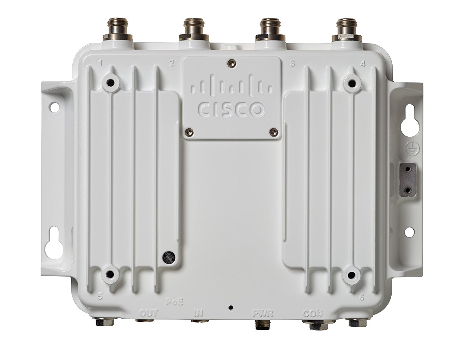 Industrial Wireless AP 3702. 4 antenna ports on top