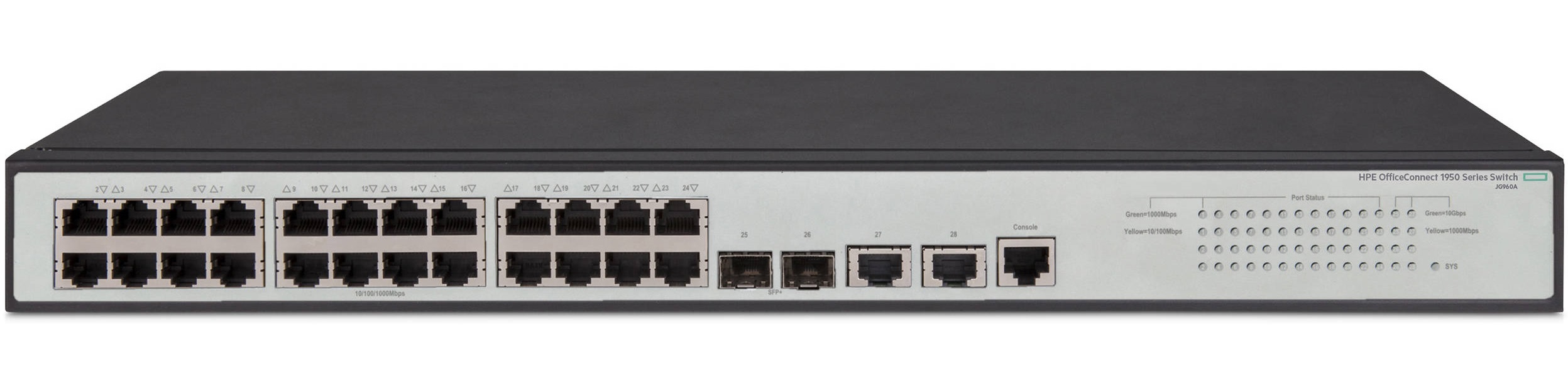 HPE 1950 24G 2SFP+ 2XGT Switch