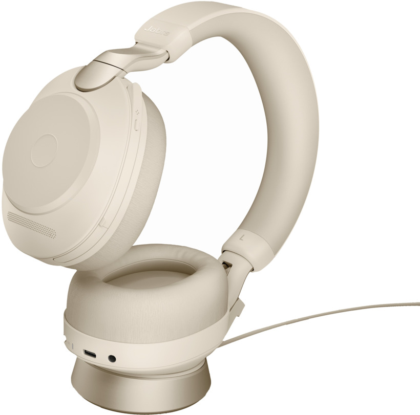 Jabra Evolve2 85 Noise-Canceling Wireless Over-Ear Headset with Stand 