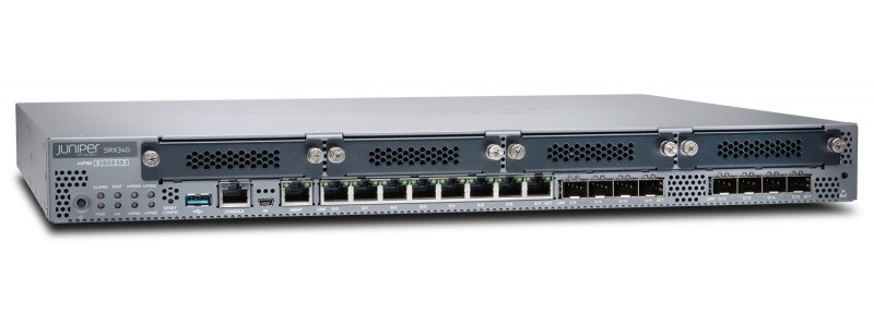 Juniper Srx340 Router - 8 Ports - Management Port - 12 Slots - Gigabit Ethernet - 1u - Rack-mountable  Security Services Gateway Appliance
