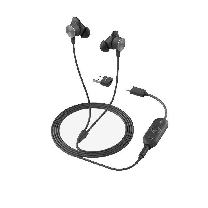 Logitech,Teams Zone Wired Earbuds