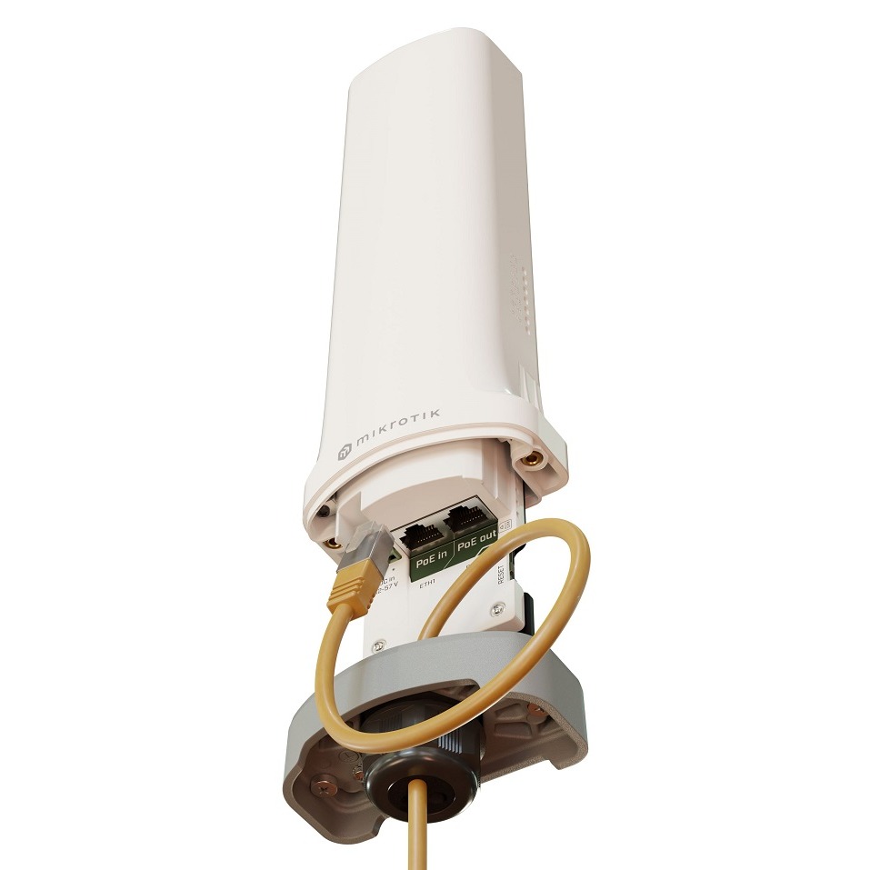 Mikrotik,CME Gateway,IoT Gateway with 650MHz CPU, 64MB RAM, 2 x 10/100Mbps Ethernet ports (PoE-in and PoE-out)
