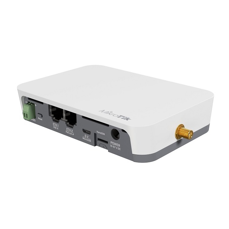 Mikrotik,KNOT LR9 kit,IoT Gateway with 650MHz CPU, 64MB RAM, 2 x 10/100Mbps Ethernet ports (PoE-in and PoE-out)