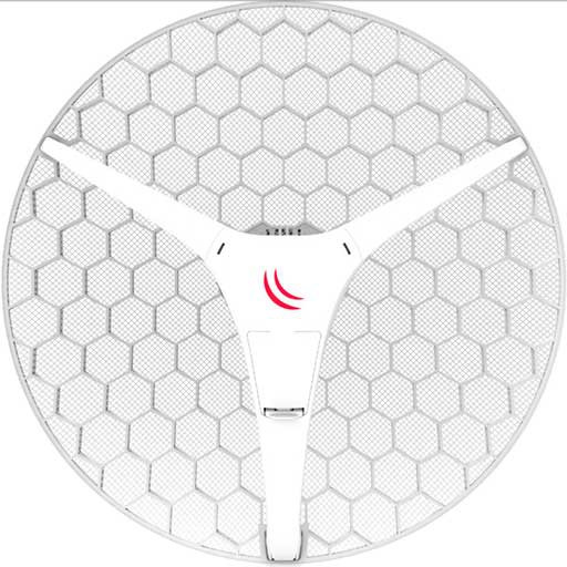  LHG 5 ac Dual chain 24.5dBi 5GHz CPE/Point-to-Point Integrated Antenna with AC support and Gigabit Ethernet