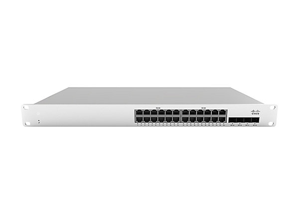Meraki MS210-24P 1G L2 Cld-Mngd 24x GigE 370W PoE Switch