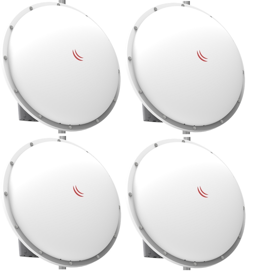 Four Pack  Radome Cover Kit is now available for our mANT 30dBi parabolic antennas.